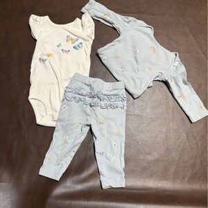 Carter's Blue Baby Outfit Set